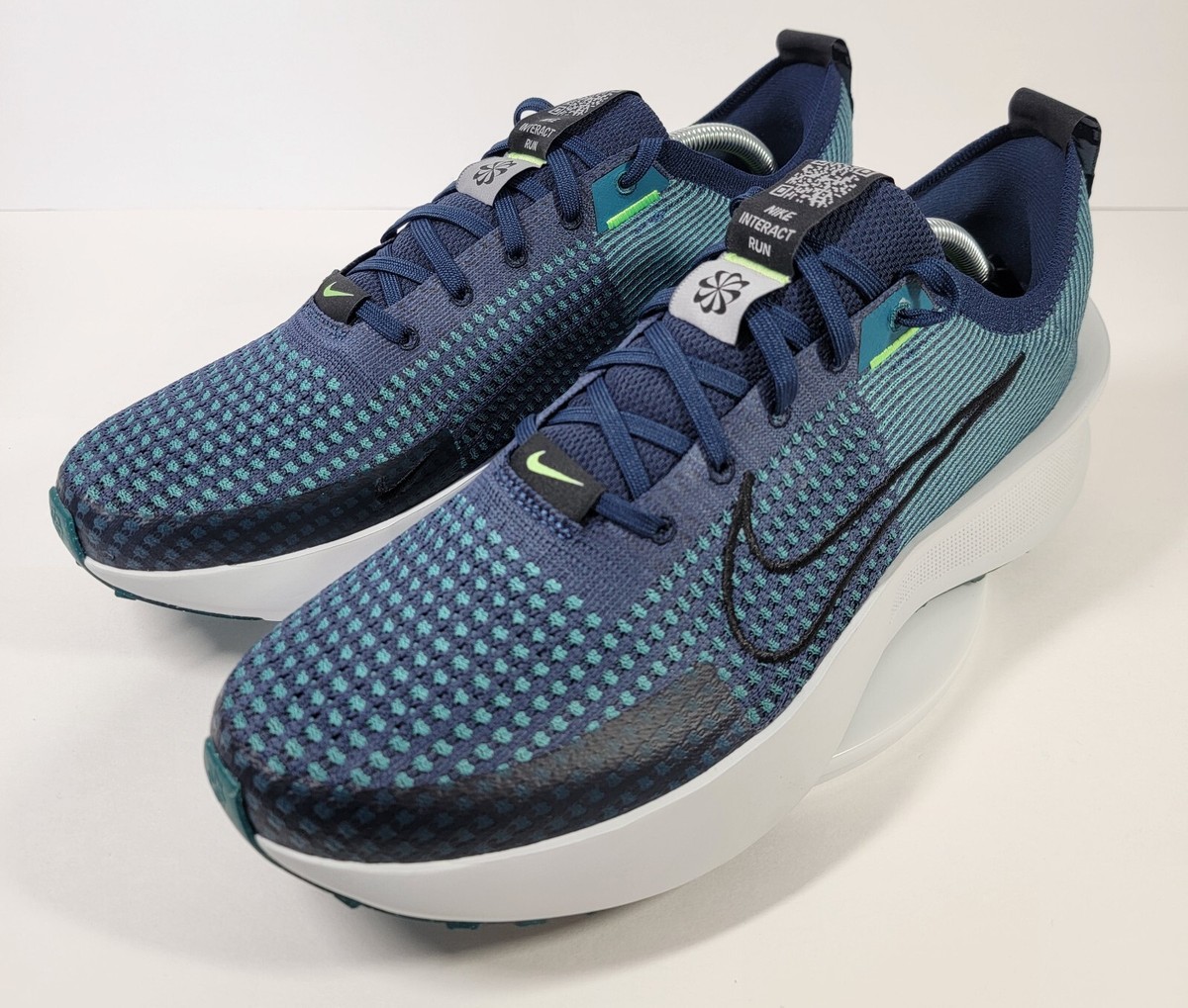 Size 13 - Nike Interact Run College Navy Teal for sale