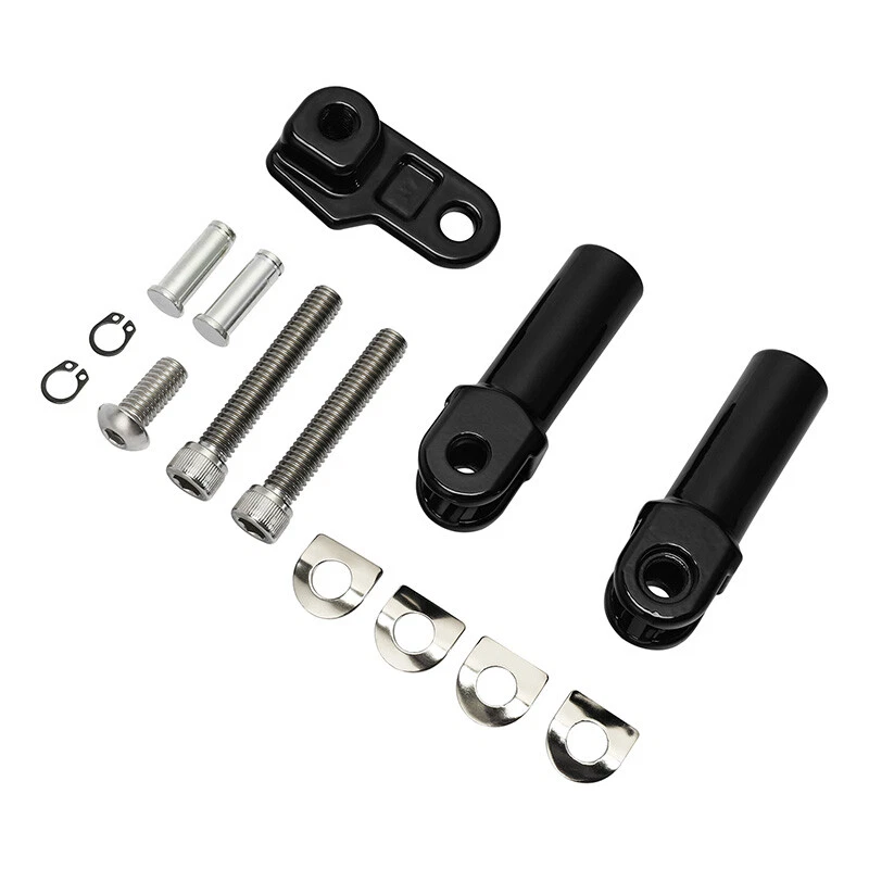 Kit de montaje de clavija de pie de pasajero para Harley Softail Slim FLSTSB 08-11 FLS FLSS 12-17 Foto 3 de 4