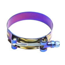 1PC 301 Stainless Steel T-Bolt Clamp 72mm - 80mm For 2.83" - 3.14" Silicone Hose