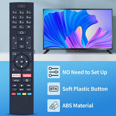 RC45157 Replacement Remote Control Suitable for JVC RM-C3602 23799044 and fit for Toshiba CT-8564 RM-C3607 30109080 55QUA9040 75UA9001 32LA2063DAL 32LA2063DAL G 32WA2 063DG 42LA2063DG