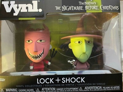 Funko Vinyl The Nightmare Before Christmas LOCK + SHOCK  2-Pack