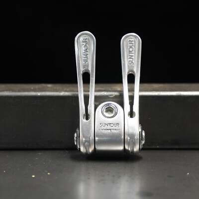 Manettes Vintage Suntour BL Downtube 28,6 Mm - Pince Sur Cadre - 6 Vitesses - Argent