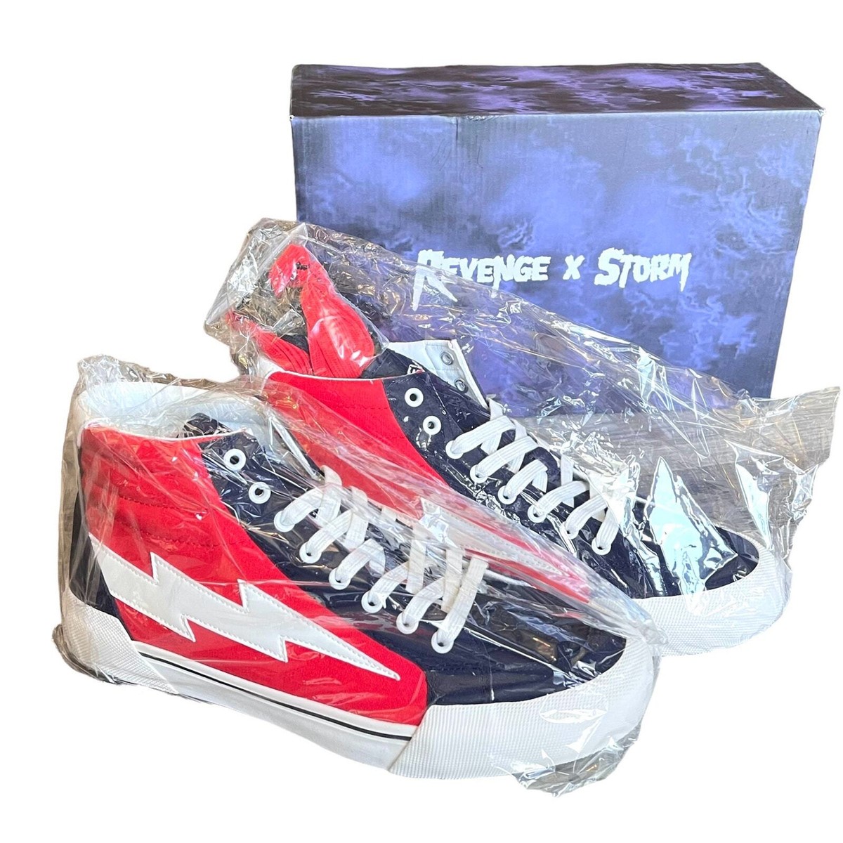 Revenge x Storm Vol 2 High Top Sneakers Mens 12 Red Navy  display picture 1