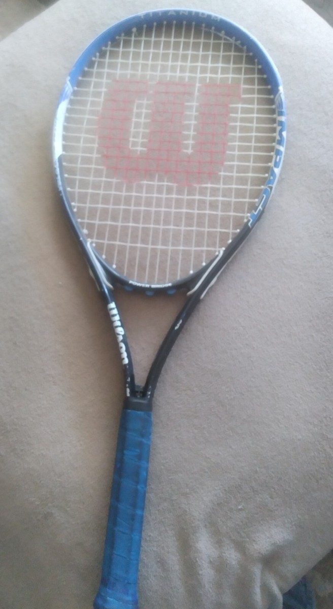 Wilson Impact Titanium Volcanic Frame Technology Blue Tennis