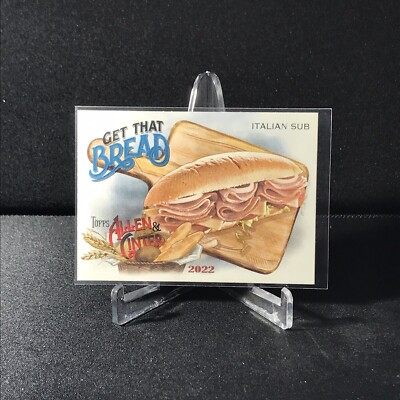2022 Topps Allen & Ginter Get That Bread #GTB-2 Italian Sub Baseball Insert
