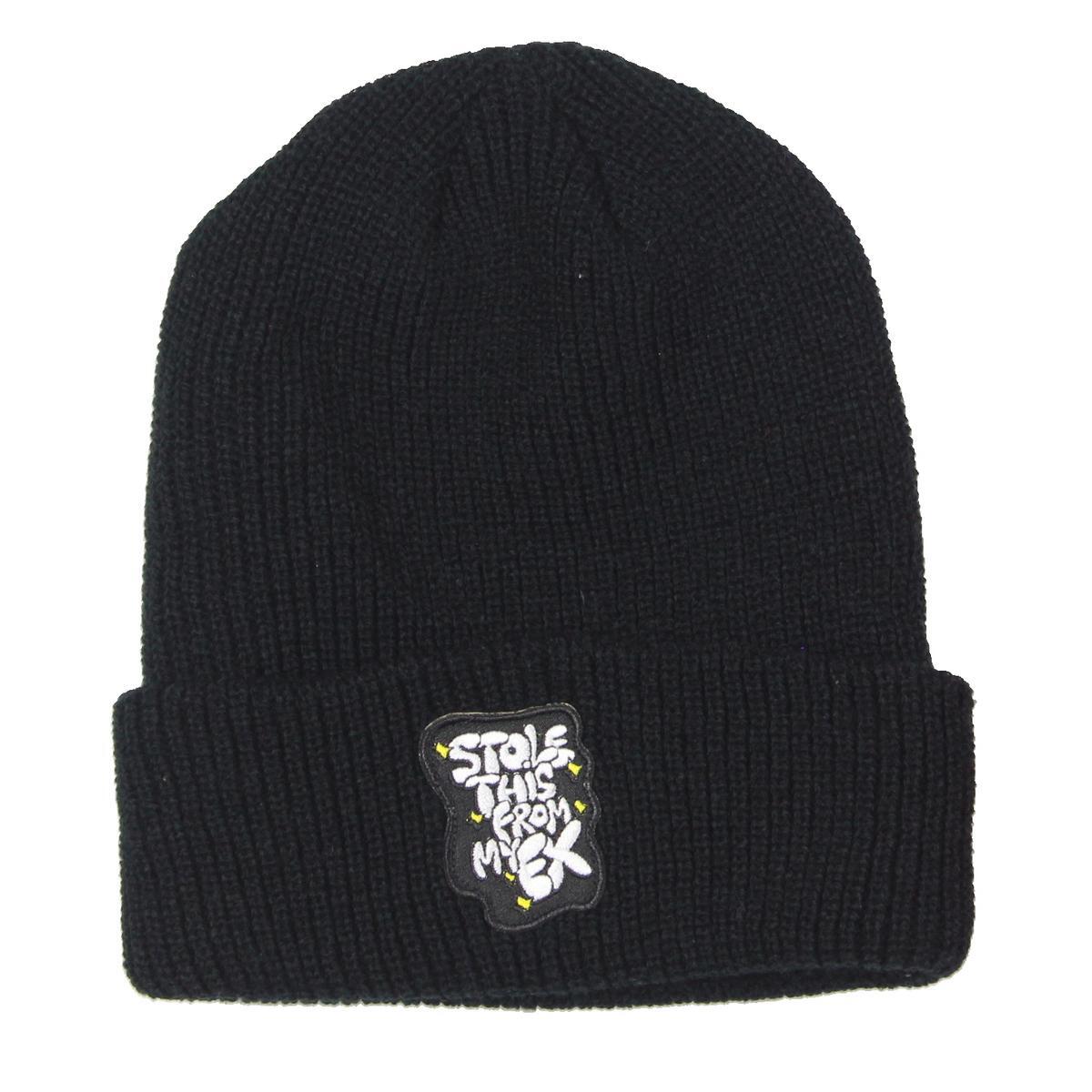 Женская шапка-бини Bloomies My Ex черная, теплая, в рубчик, O/S BHFO 8025