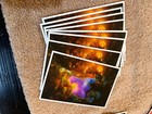 Night Sky/Fire Sky 4x6 Blank Greeting Cards w/Envelopes, Lot of 47 — photo 6