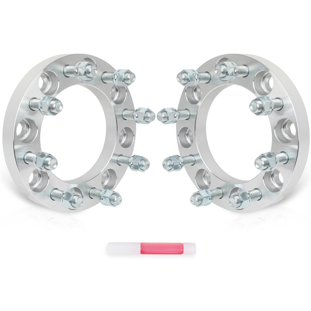 2Pcs 1" or 25mm 8x6.5 Wheel Spacers 9/16" Studs For Dodge Ram 3500 1994-2010