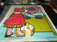 Vintage Playskool Little Red Riding Hood Wooden Puzzle 290-08 12 Pieces WOOD
