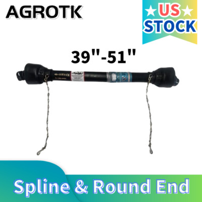 AGT 39''-51'' PTO Shaft 1-3/8'' 6 Spline Round End Series 4 Rear Drive Shaft