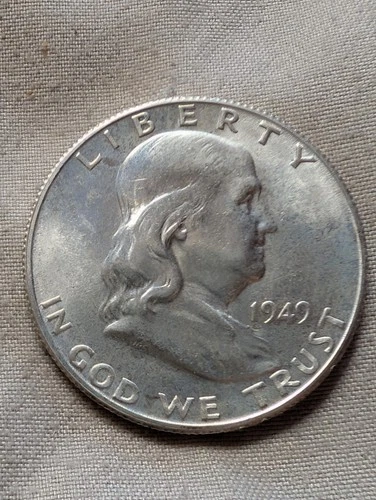 1949-D Franklin Half Dollar, Lustrous Very Choice BU++