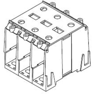 1Pc MARATHON SPECIAL PRODUCTS CH1333 Power Block Cover Snap on Hinded Black