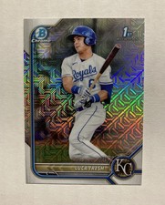 Luca Tresh 2022 Bowman Chrome 1st Prospects Mega Box Mojo Refractor #BCP-136