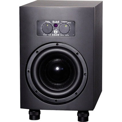 Adam Audio Sub8 Powered Studio Subwoofer Black