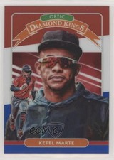 2020 Donruss Optic Diamond Kings Red White & Blue Prizm /150 Ketel Marte #28 s3g