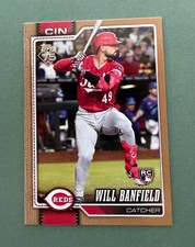 2026 Topps Baseball Will Banfield Gold Border #'d /2026 Rookie RC Reds