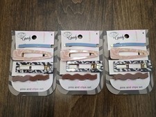Goody Lot of 3 New Packs of 4 Pins  Clips Barrettes Slideproof - All Types NEW