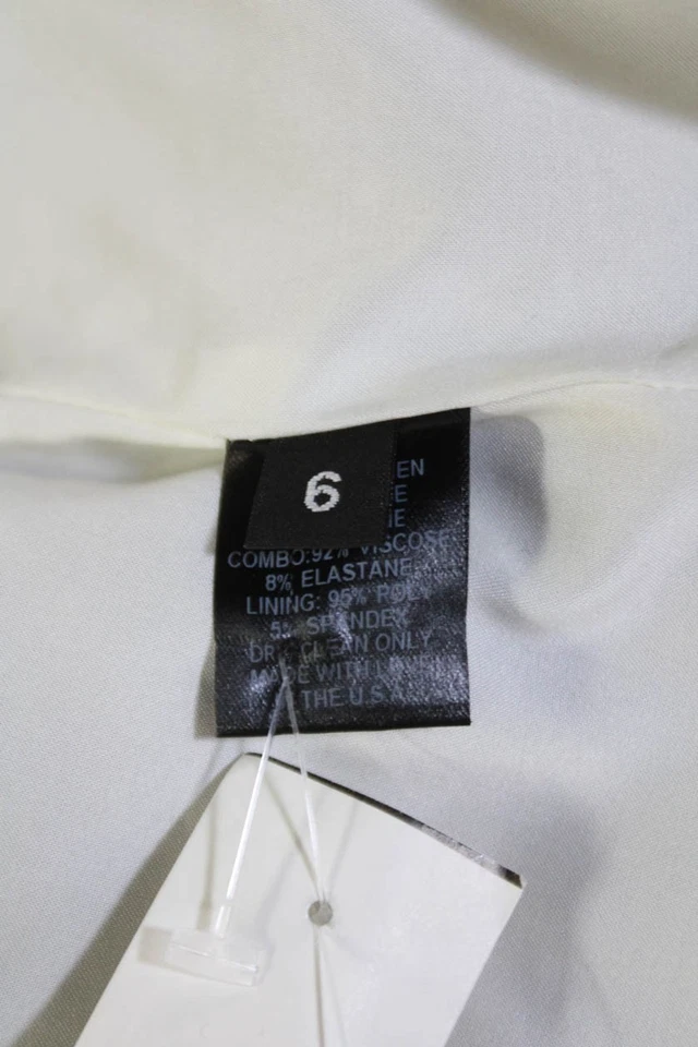 Chaqueta VPL Mujer Manga Larga Frente Abierto Lino Claro Gris Talla 6 Foto 4 de 4