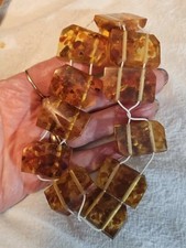 Vintage Baltic Amber Bracelet Beads Double Strung 61g