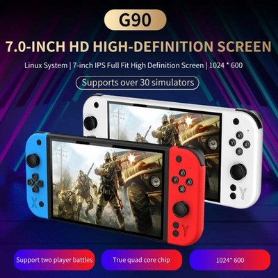G90 Portable Handheld Game Console 7-inch IPS HD Screen Retro Gaming Arcade for