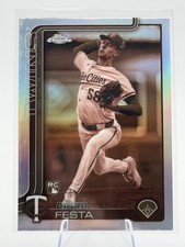 David Festa 2025 Topps Chrome Sepia Refractors Rookie RC Twins