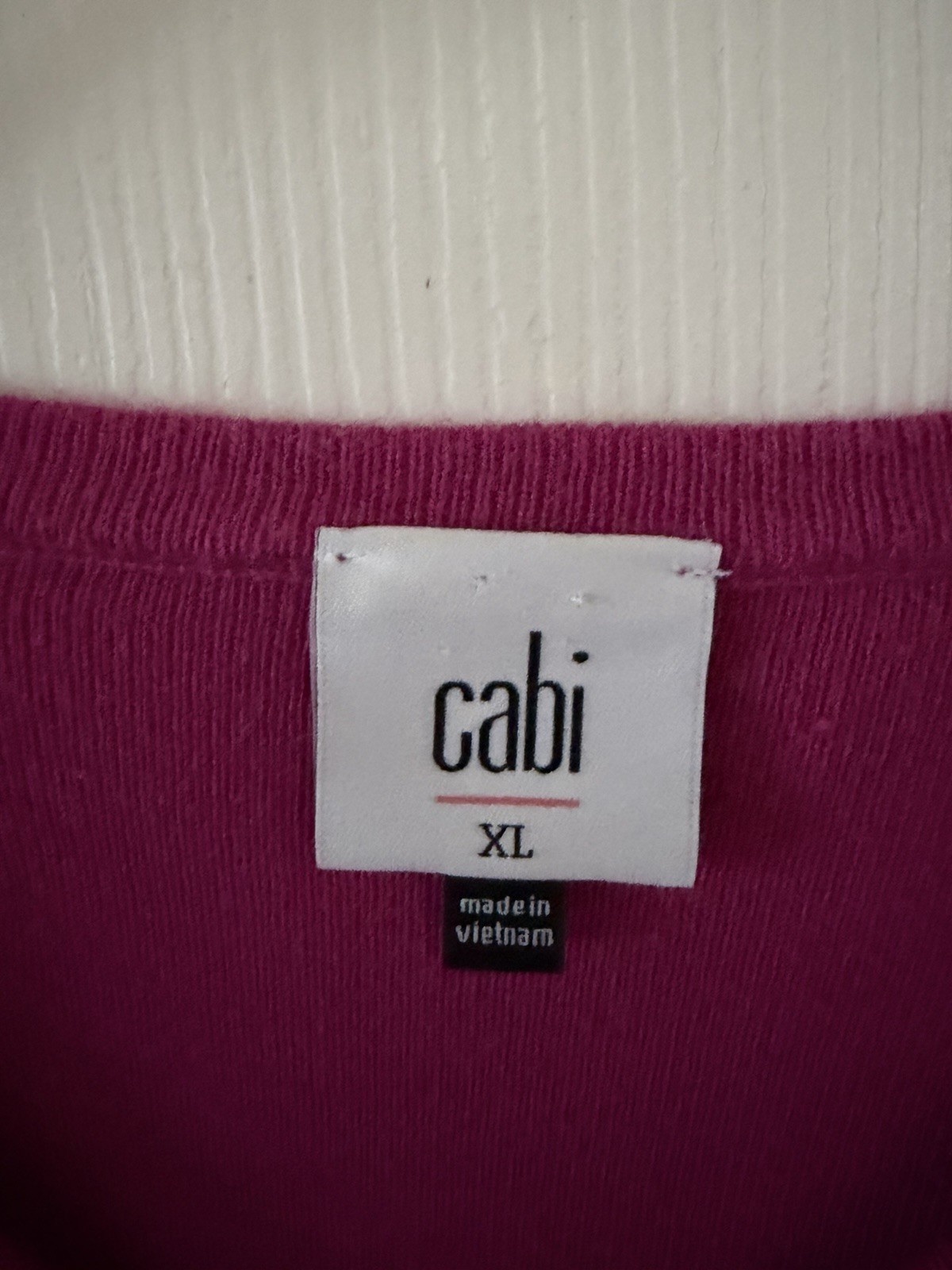 Cabi Tether Pullover Solid Pink Violet Womens Siz… - image 5