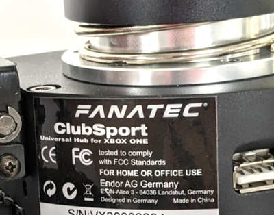 FANATEC CLUBSPORT UNIVERSAL Hub V2 pour pc et xbox + R320 TURN +quick