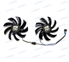 For POWERCOLOR RX7600 7600XT Fighter Graphics Card Cooling Fan