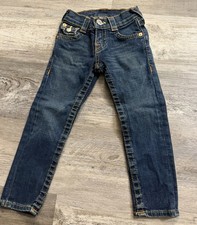 Little Girls True Religion Skinny Jeans Size 4 EUC