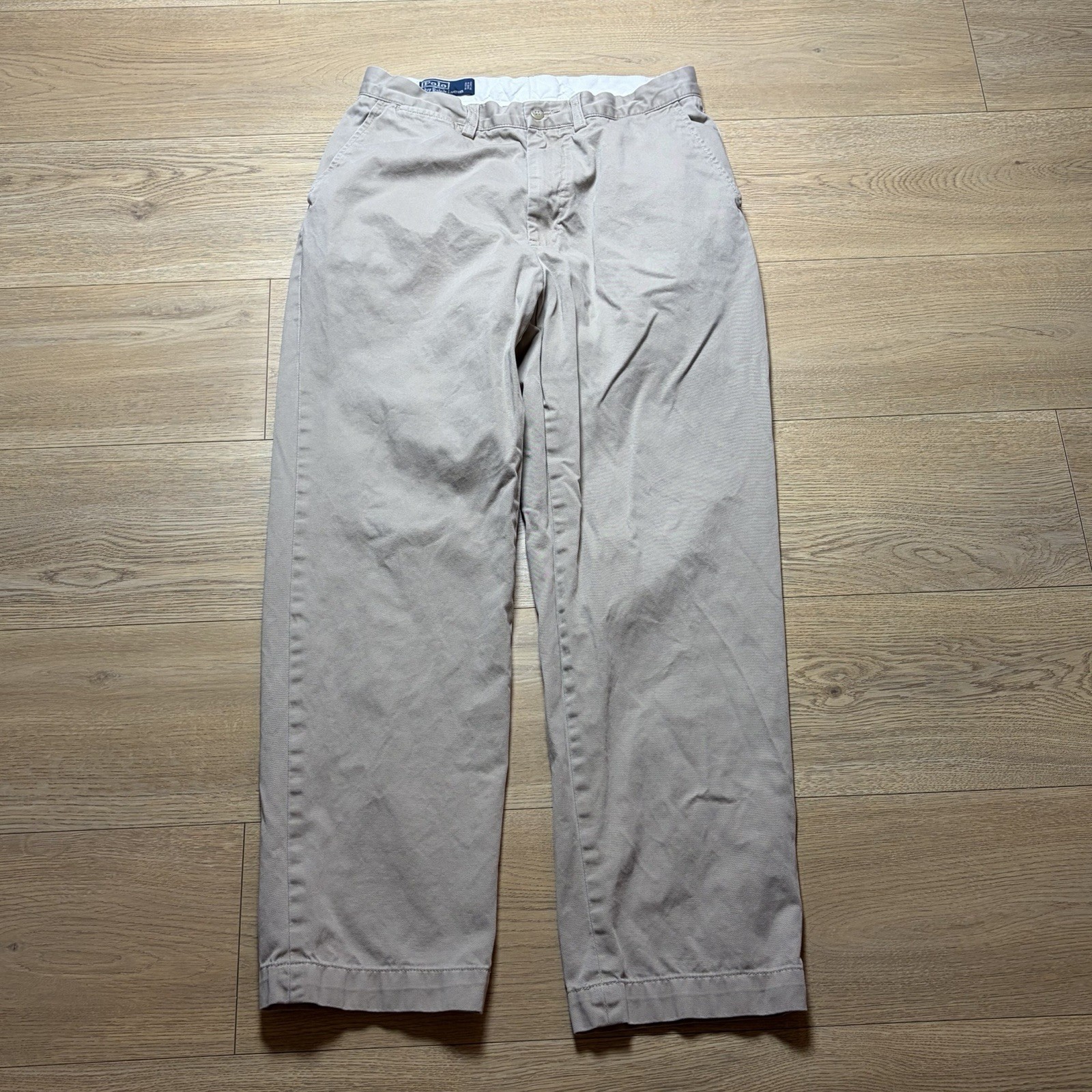 Polo Ralph Lauren Pants Mens 32x30 Khaki Prospect Chino Classic Cotton Casual