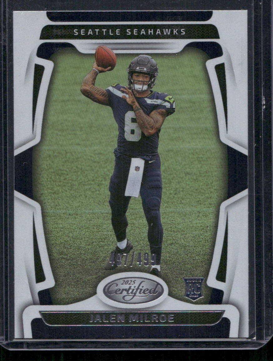 2025 Panini Certified #155 Jalen Milroe #/499 Rookie SP