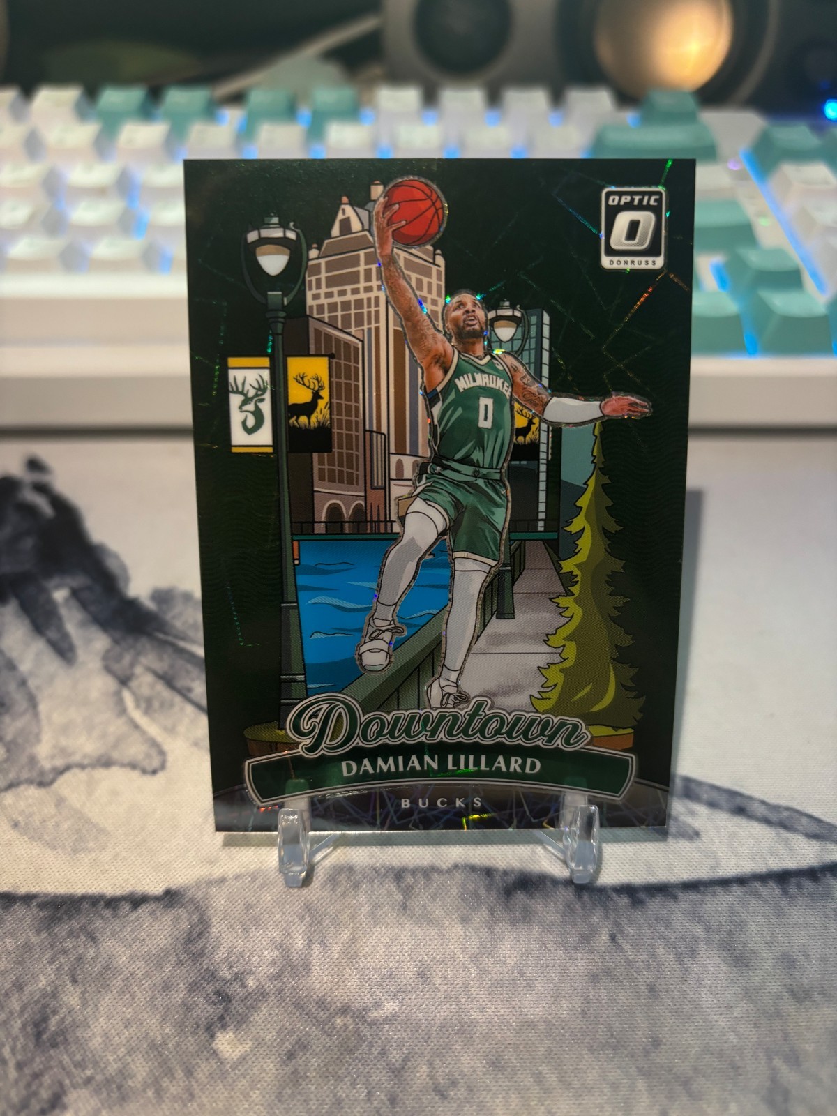 2024-25 Panini Donruss Optic #12 Damian Lillard Downtown Case Hit