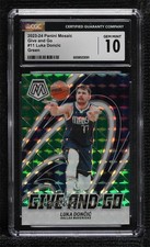 2023 Mosaic Give and Go Green Prizm Luka Doncic Dončić #11 CGC 10 Gem Mint 9l4