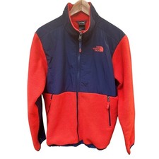 The North Face Fleece Jacket Kids Red Navy Blue Full Zip Outdoor Warm