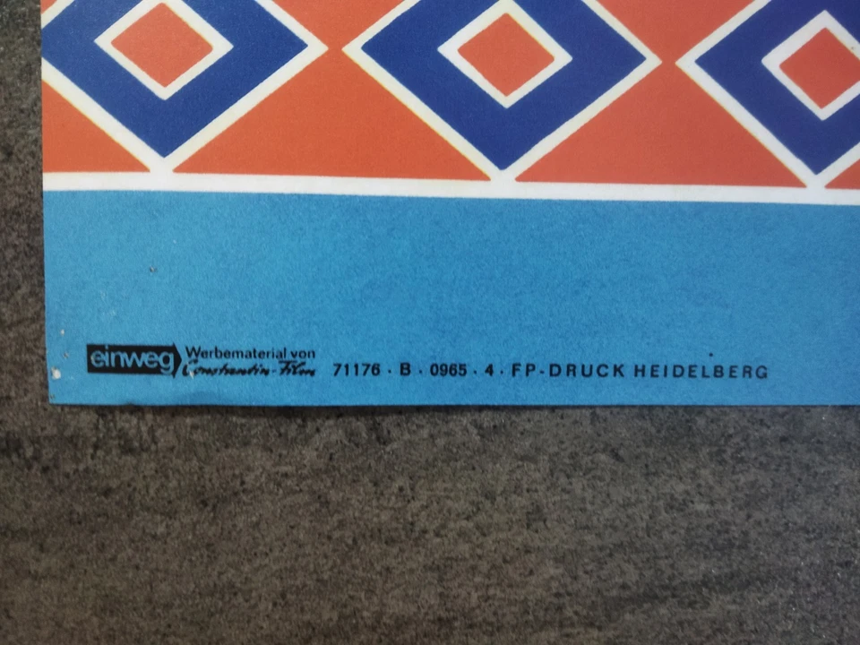 Winnetou 3. Teil ca. A0 Filmplakat REPRO - Bild 2 von 3