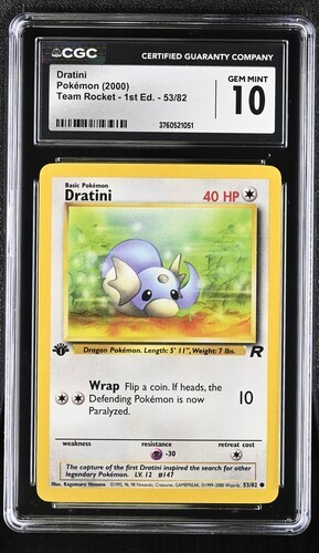 Dratini (1st Edition) graded CGC 10 for sale on eBay