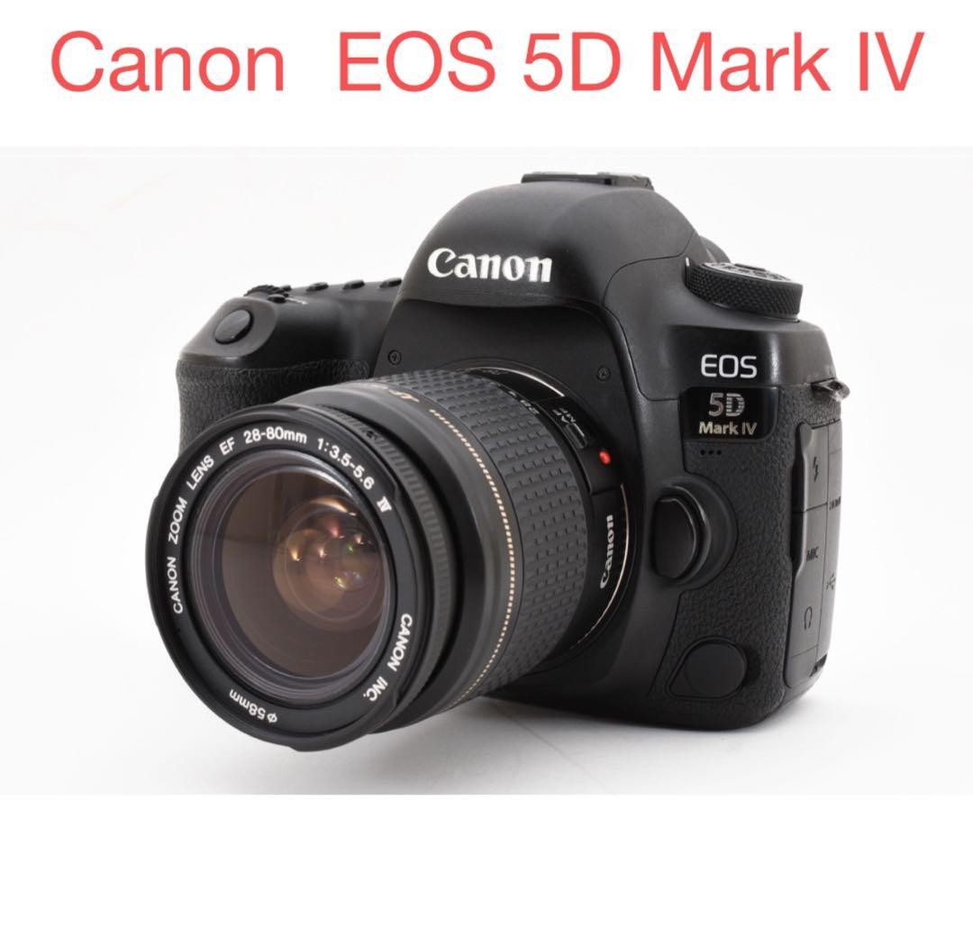 デジタルカメラ Canon EOS 5D Mark IV/Canon EF 28-80mm Canon EOS 5D Mark IV Digital SLR Camera with EF 28-80mm Lens Set