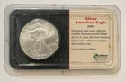 2003 American Silver Eagle $1 1 Oz .999 Fine Silver Littleton Showpak US Coin