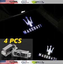 4X LED Door Lights Projector For Maserati Levante 2017-2022 Welcome Courtesy Kit