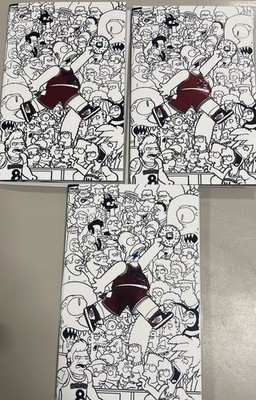 1~Fame:Matt Groening-Air Homer Simpsons Matthew Waite Embossed Spot Foil, Ltd 60