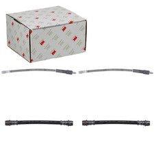 4xNK BREMSSCHLAUCH VORNE+HINTEN passend für RENAULT CLIO II TWINGO II THALIA II