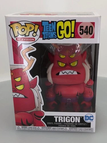 Funko POP! Television DC Teen Titans Go! Trigon #540 Toys R Us Exclusive DAMAGED