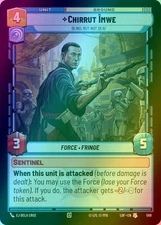 Chirrut Imwe - Blind, but not Deaf (Foil) [LOF] Star Wars