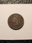 1872 Indian Head Penny. Damaged. Key Date! Still Has Good Detail And Full Date!