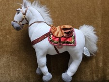 Disney Store Princess Rapunzel Plush Large 17” Soft Toy Tangled Maximus Horse
