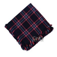 Scottish Black Magic Tartan Fly Plaid Men Highland Kilt