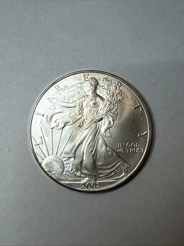 2002 Silver American Eagle Uncirculated .999 1 oz. Coin