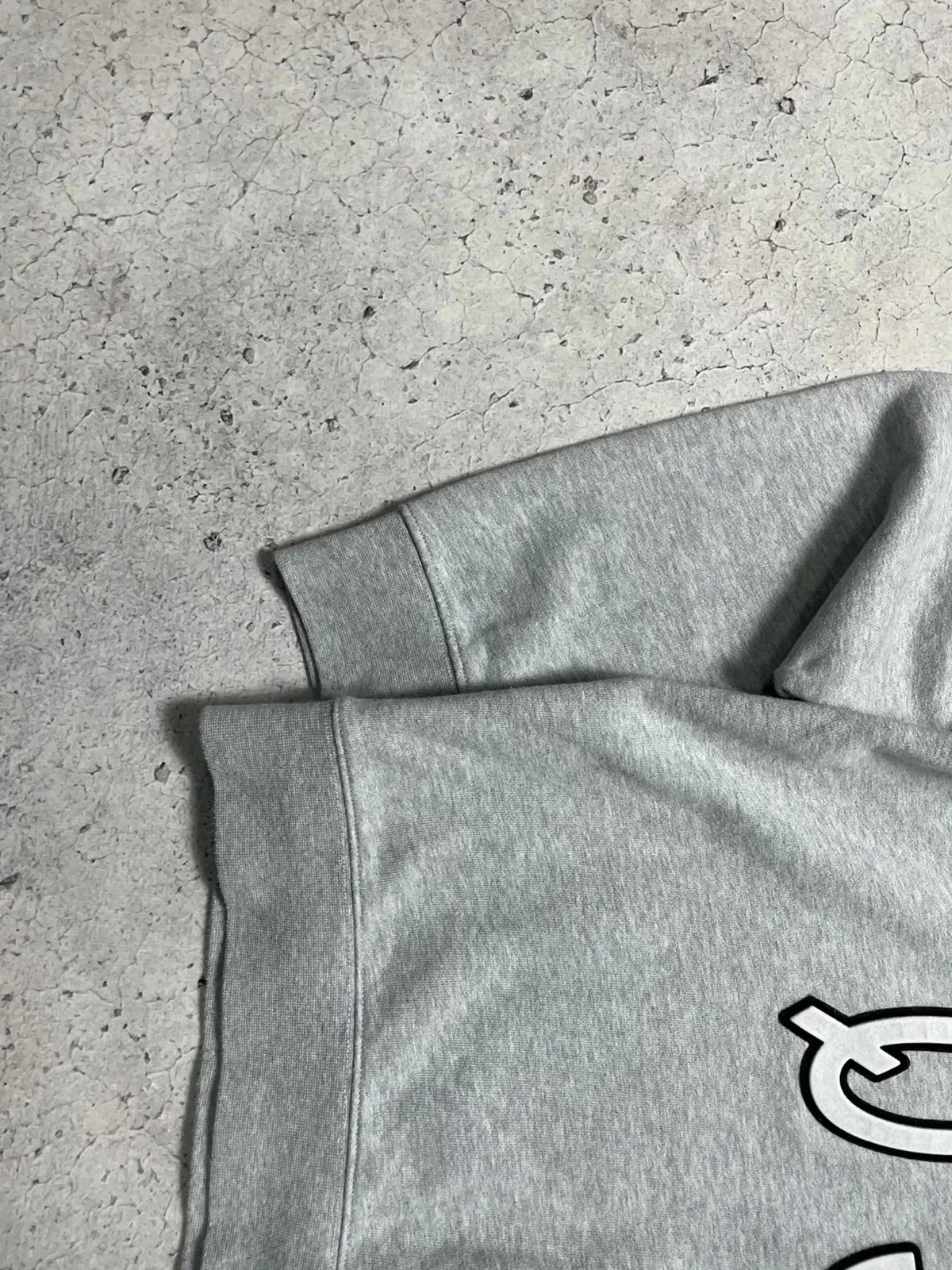 Felpa con cappuccio vintage Alexander Mcqueen MCQ 3D grande logo