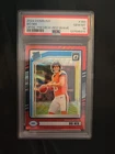 2024 Panini Donruss - Rated Rookie Bo Nix #369 Optic Preview Red Wave Prizm (RC)