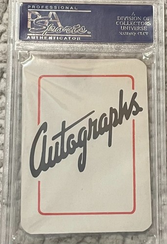 Jack Dempsey Signature Card PSA - Picture 2 of 2